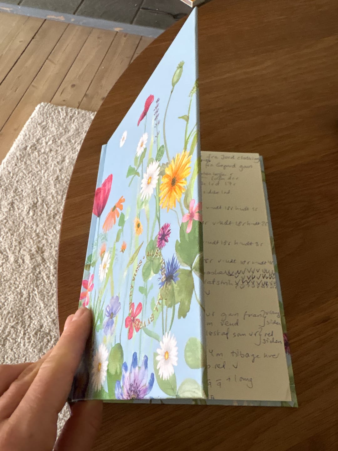 Customer photo review of Notesbog, Wild Flowers