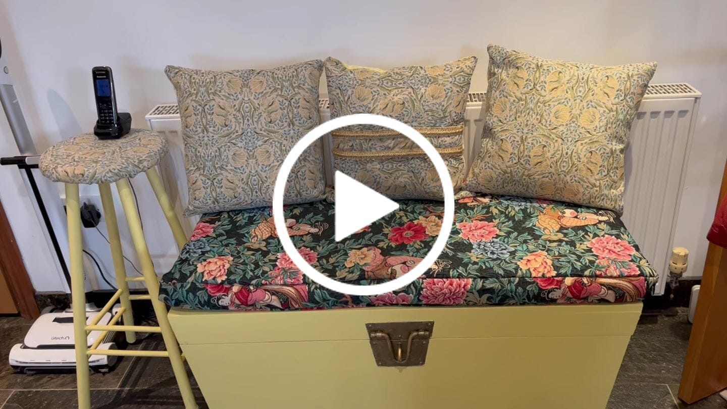 Customer video review of Leaves Grove Tapestry Fabric