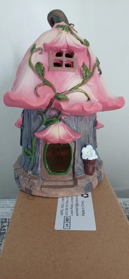 Customer photo review of Mushroom House & Flower Ornaments