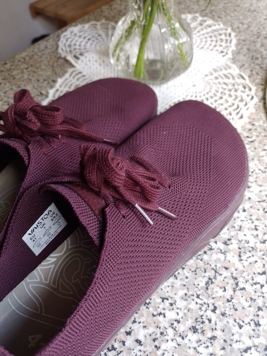 Customer photo review of Vaistoa Iloa | Knitted Barefoot Sneakers