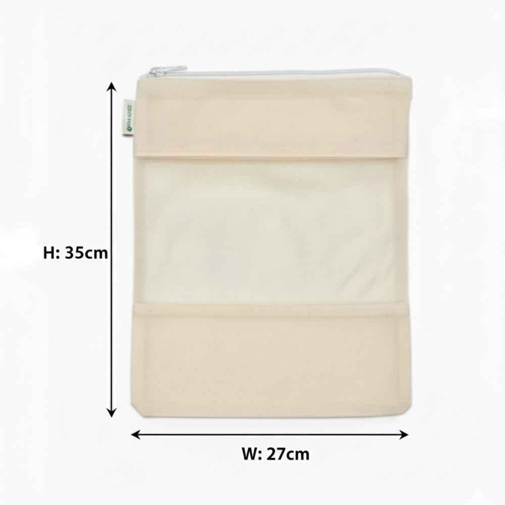 Customer photo review of Wrapzy Cotton Net Zip Bags