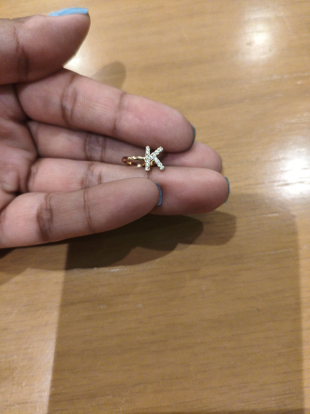 Customer photo review of Earcuff Inicial