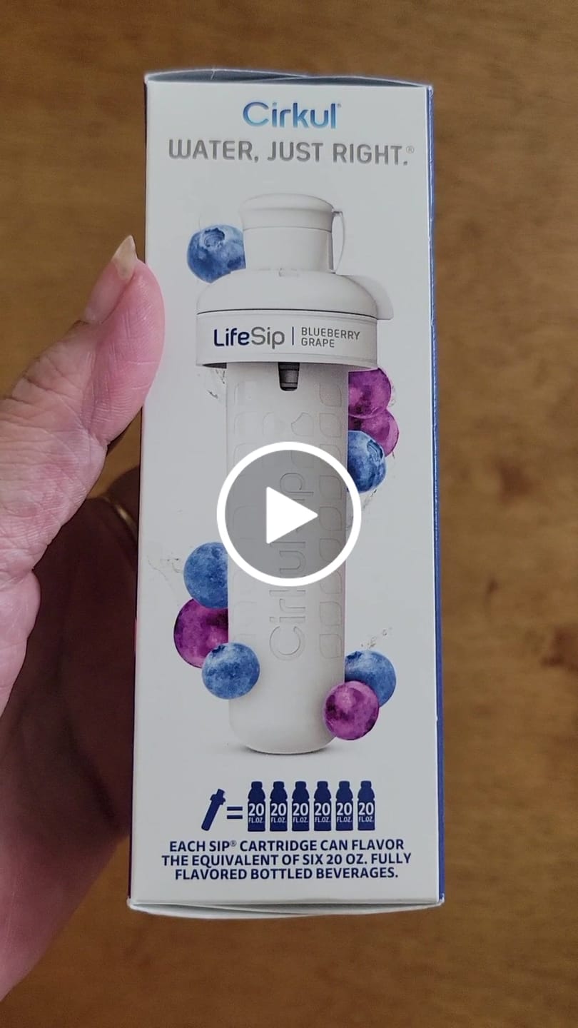 Customer video review of LifeSip Blueberry Grape