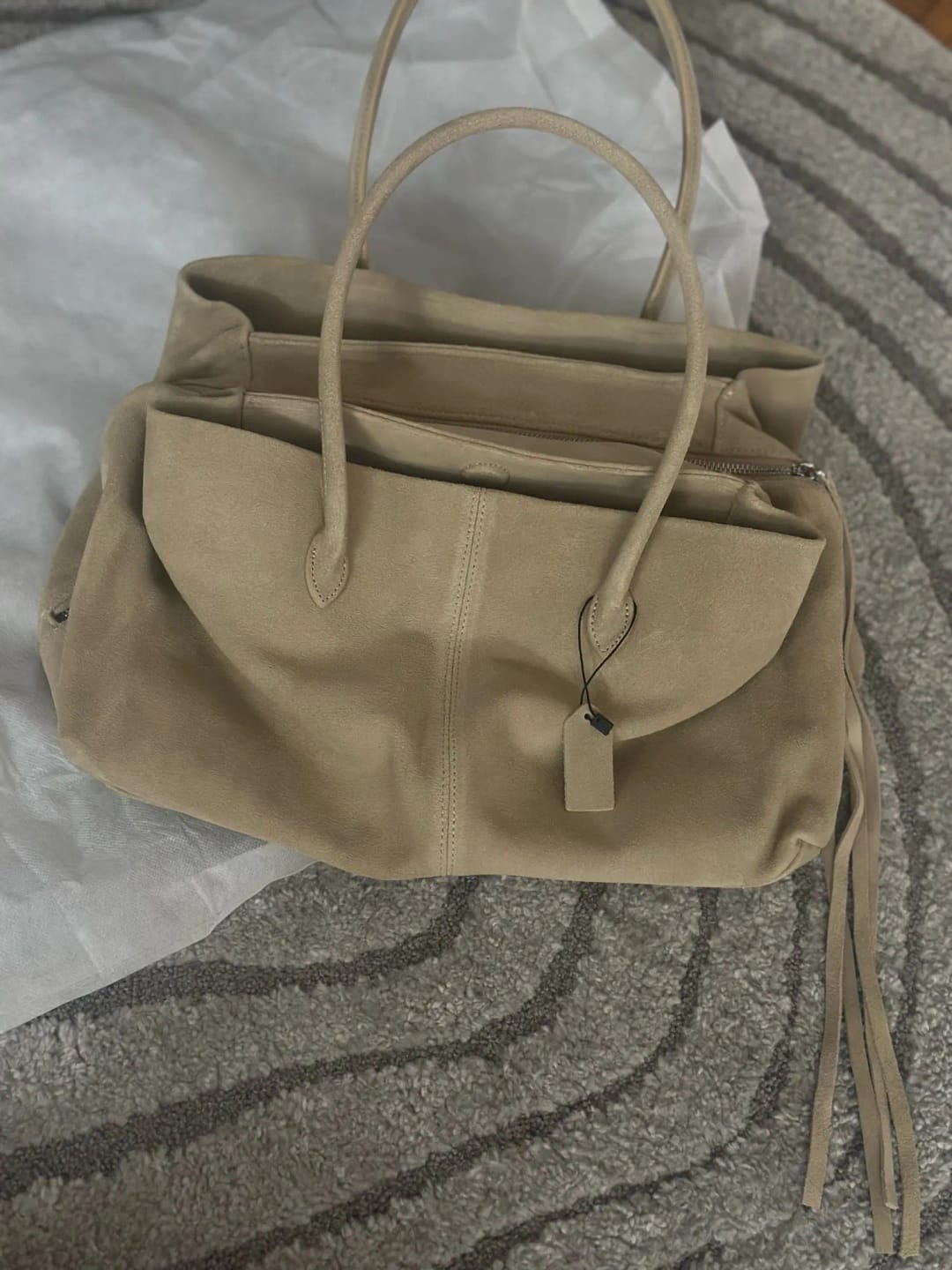 Customer photo review of Miriam Multi-Compartment Shoulder Tote Bag
