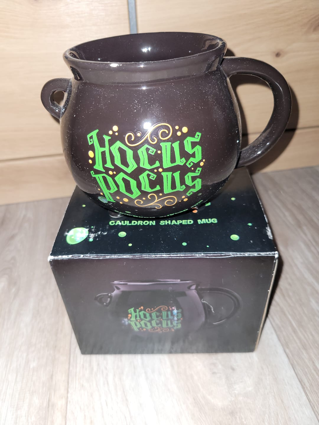 Customer photo review of Hexenkessel Tasse Hocus Pokus – Keramikbecher in Kessel Form