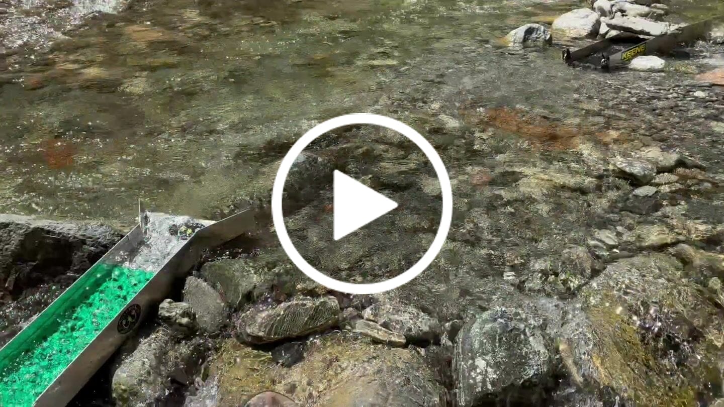 Customer video review of 6X39 Gold Folding Sluice Box | Mini-Dredge Edition | Gold Prospecting Equipment