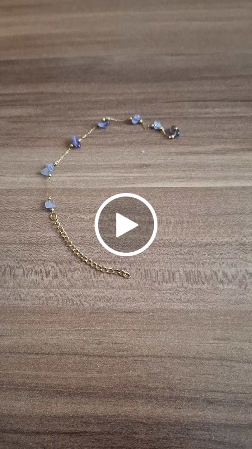 Customer video review of Amethyst Armband - Naturperlen S925 Silber - legiert