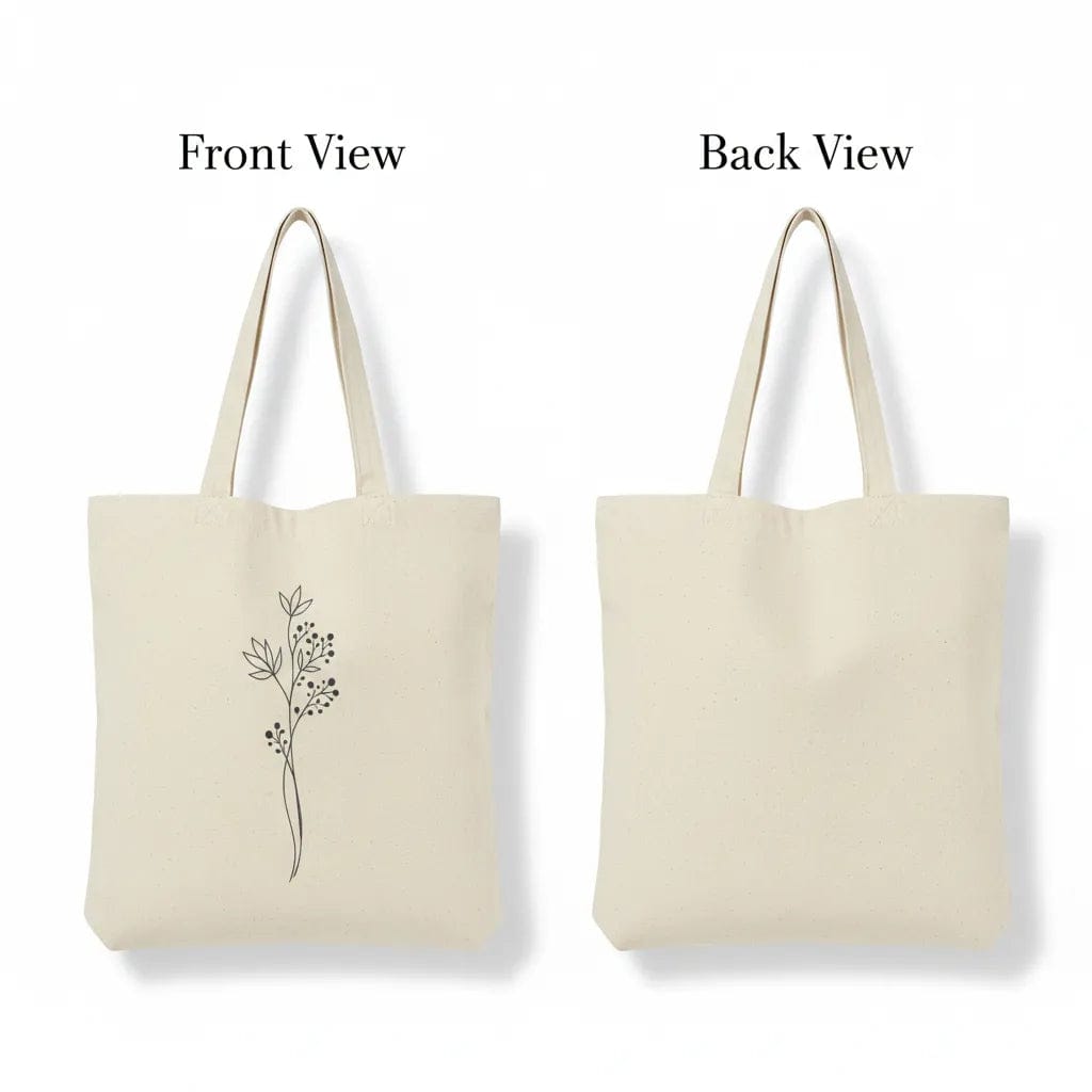 Customer photo review of Wrapzy Botanical Stem Tote Bag