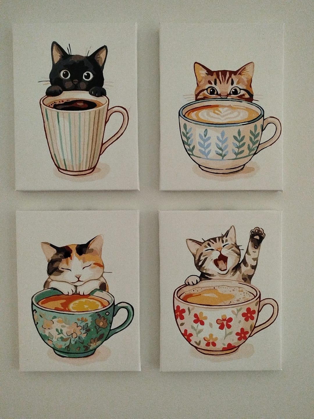 Customer photo review of Coffee Cup Kittens | 4 Mini Kits