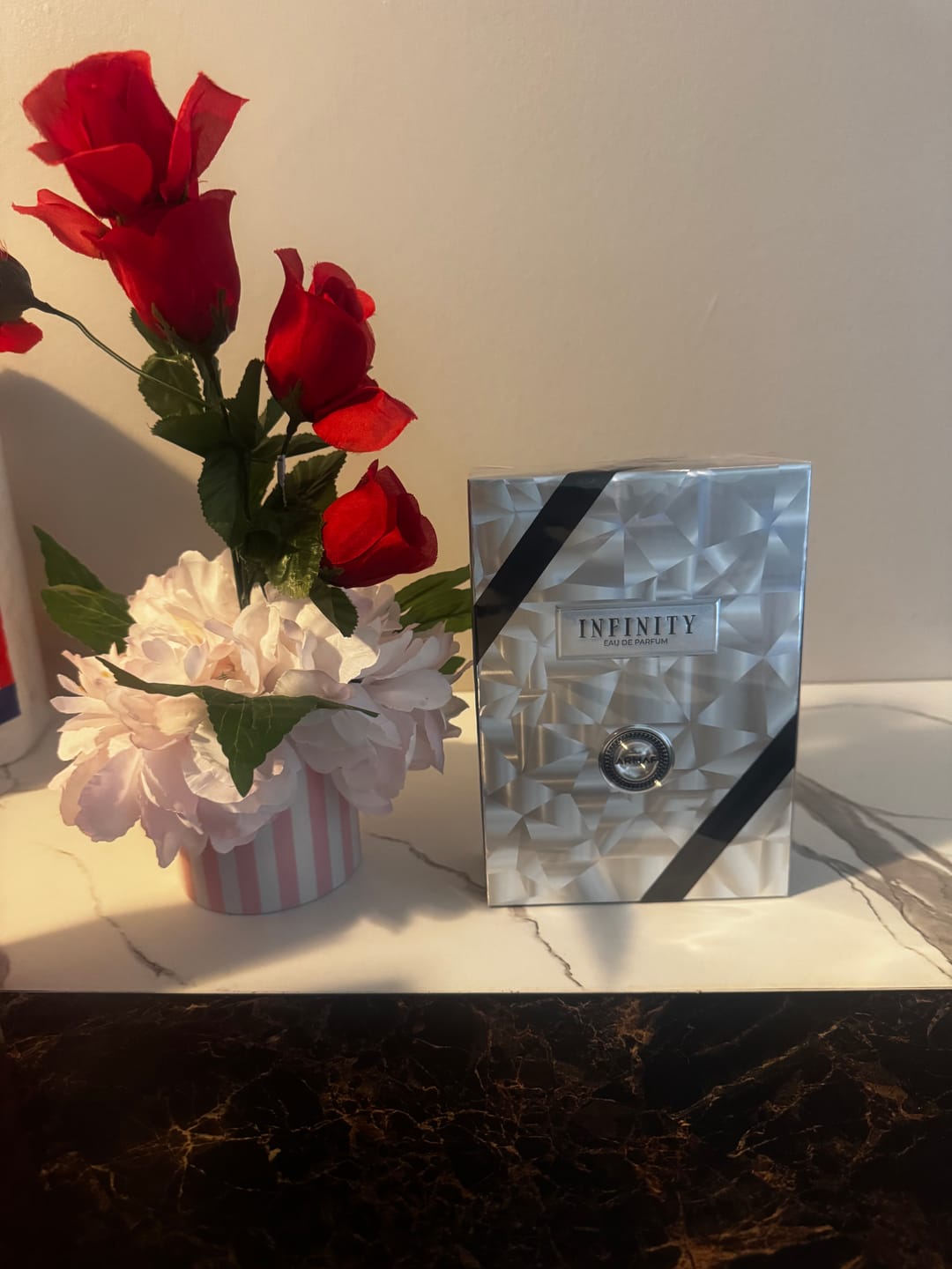 Customer photo review of Armaf Infinity Silver EDP for Men 105 mL / 3.6 oz