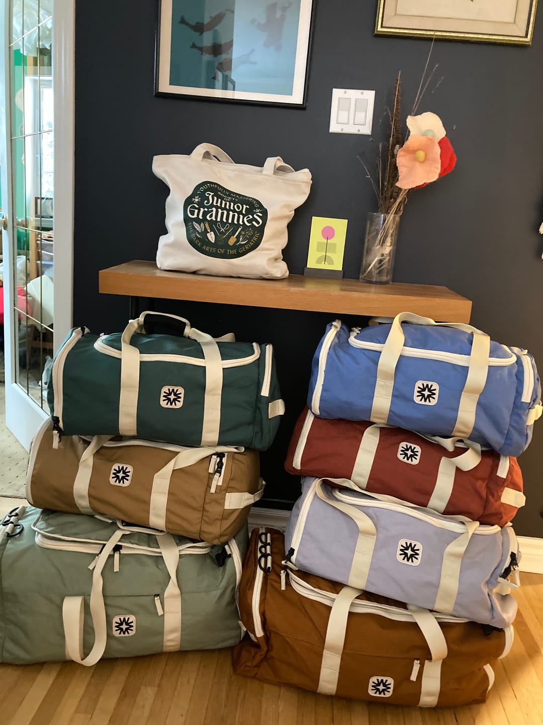 Customer photo review of Valley Duffel Bag Sage