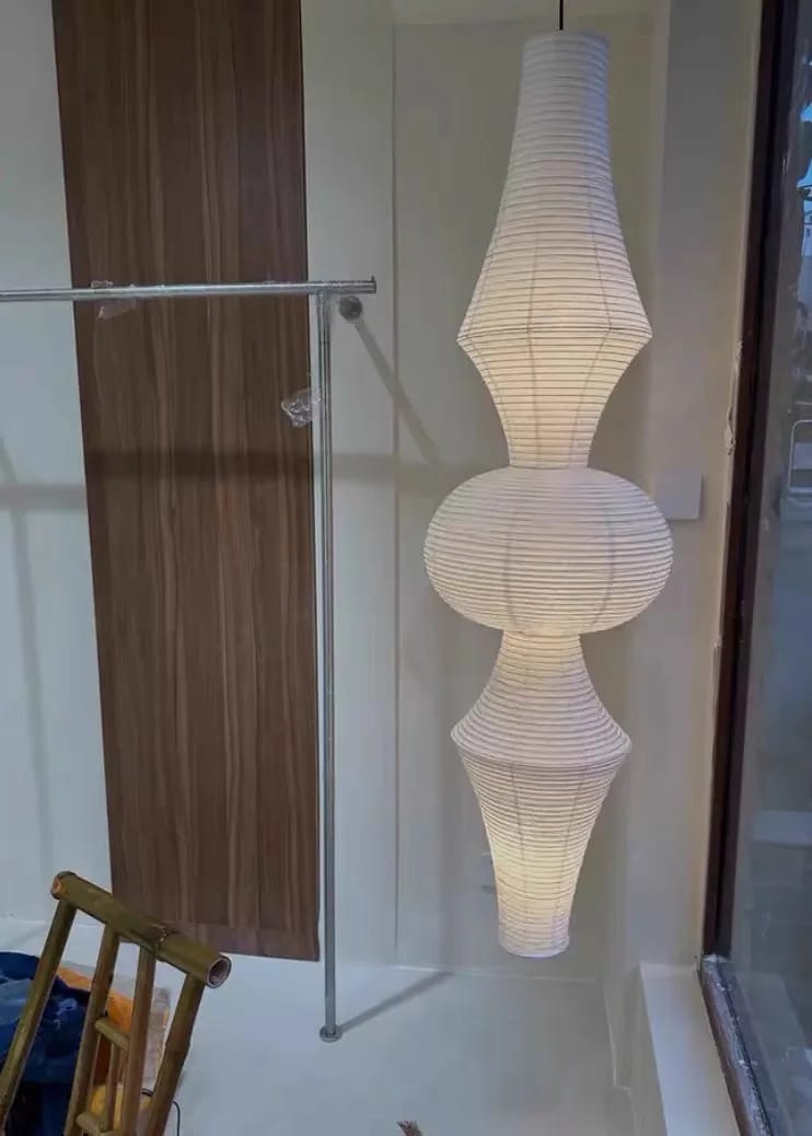 Customer photo review of Rice Paper Akari Pendant