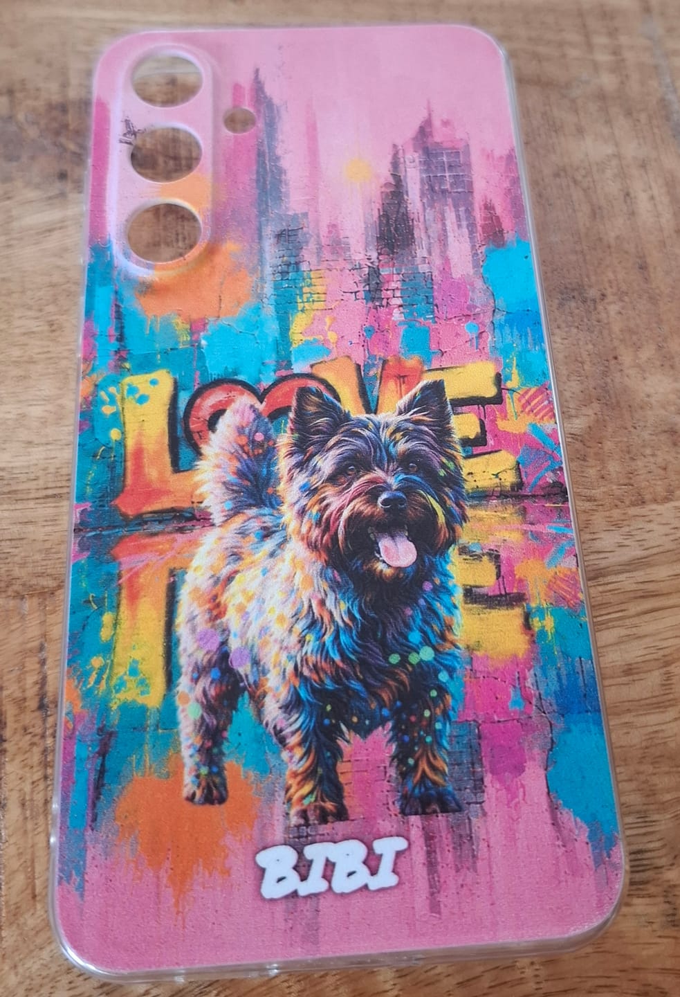 Customer photo review of Streetart - Gepersonaliseerd telefoonhoesje