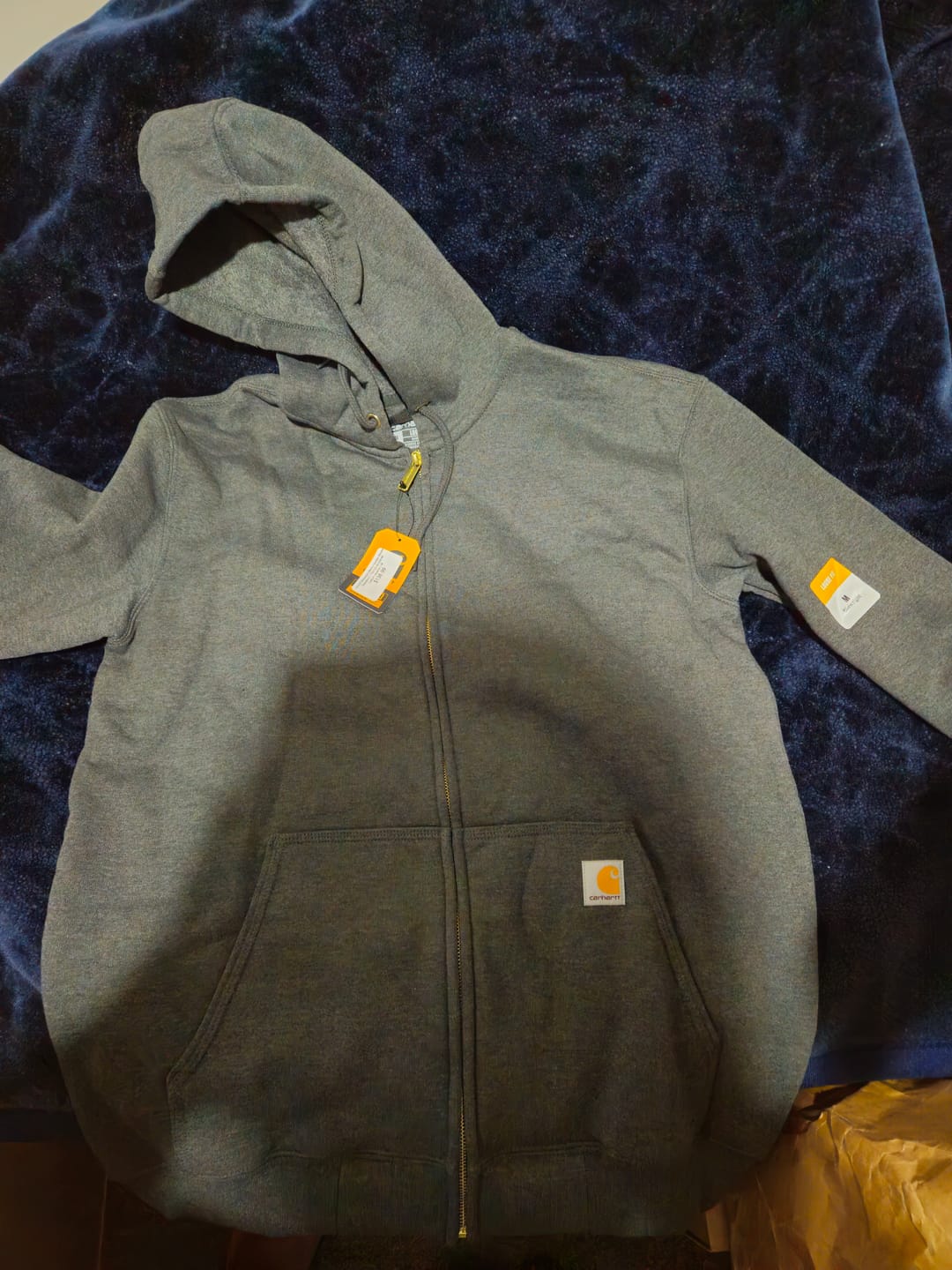 Customer photo review of Carhartt Midweight Men's Hoodie Hooded Sweatshirt