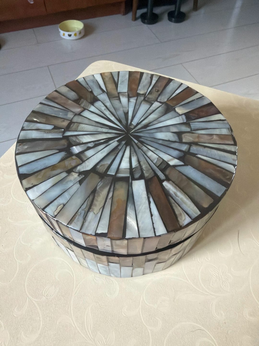 Customer photo review of Natural and Colorful Shell with Lid Storage
