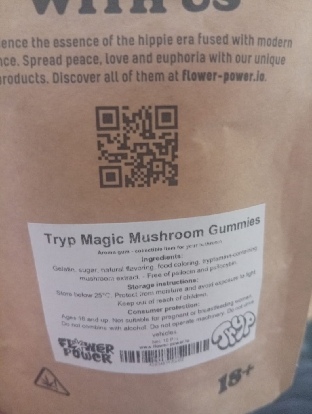 Customer photo review of 🍄 Tryp Magic Mushroom Gummies