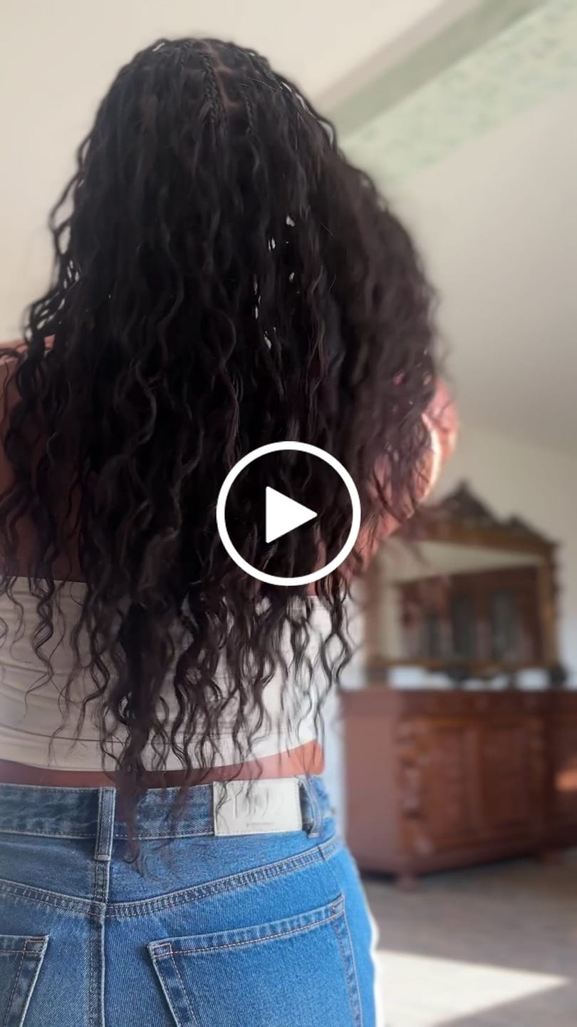 Customer video review of Ywigs Loose Deep Wave Human Crochet Hair for Miracle Knots