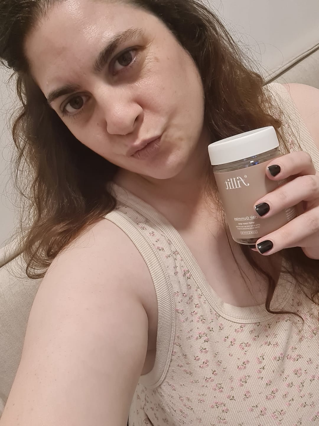 Customer photo review of Hair gummies