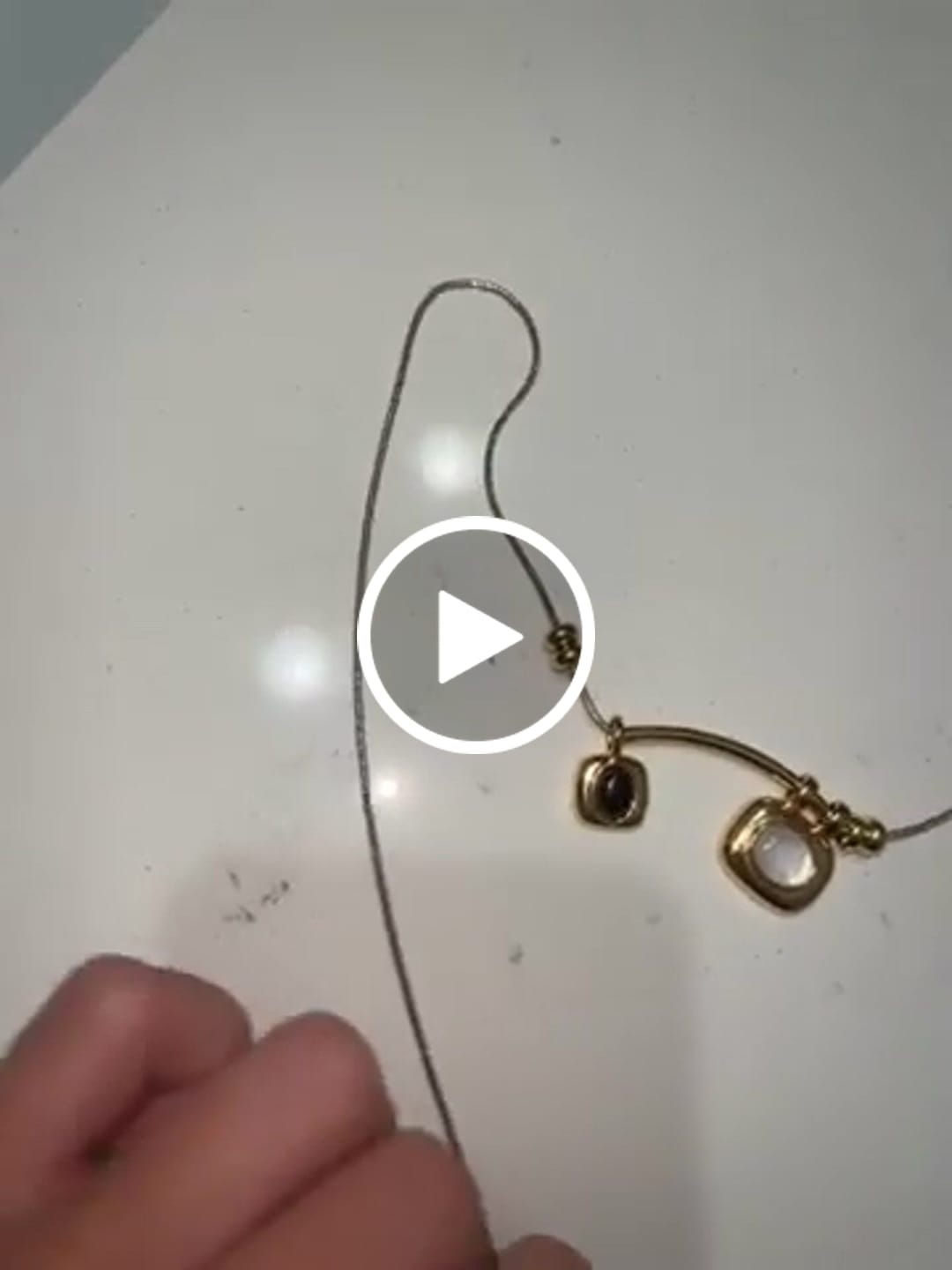 Customer video review of Double Gemstone Necklace