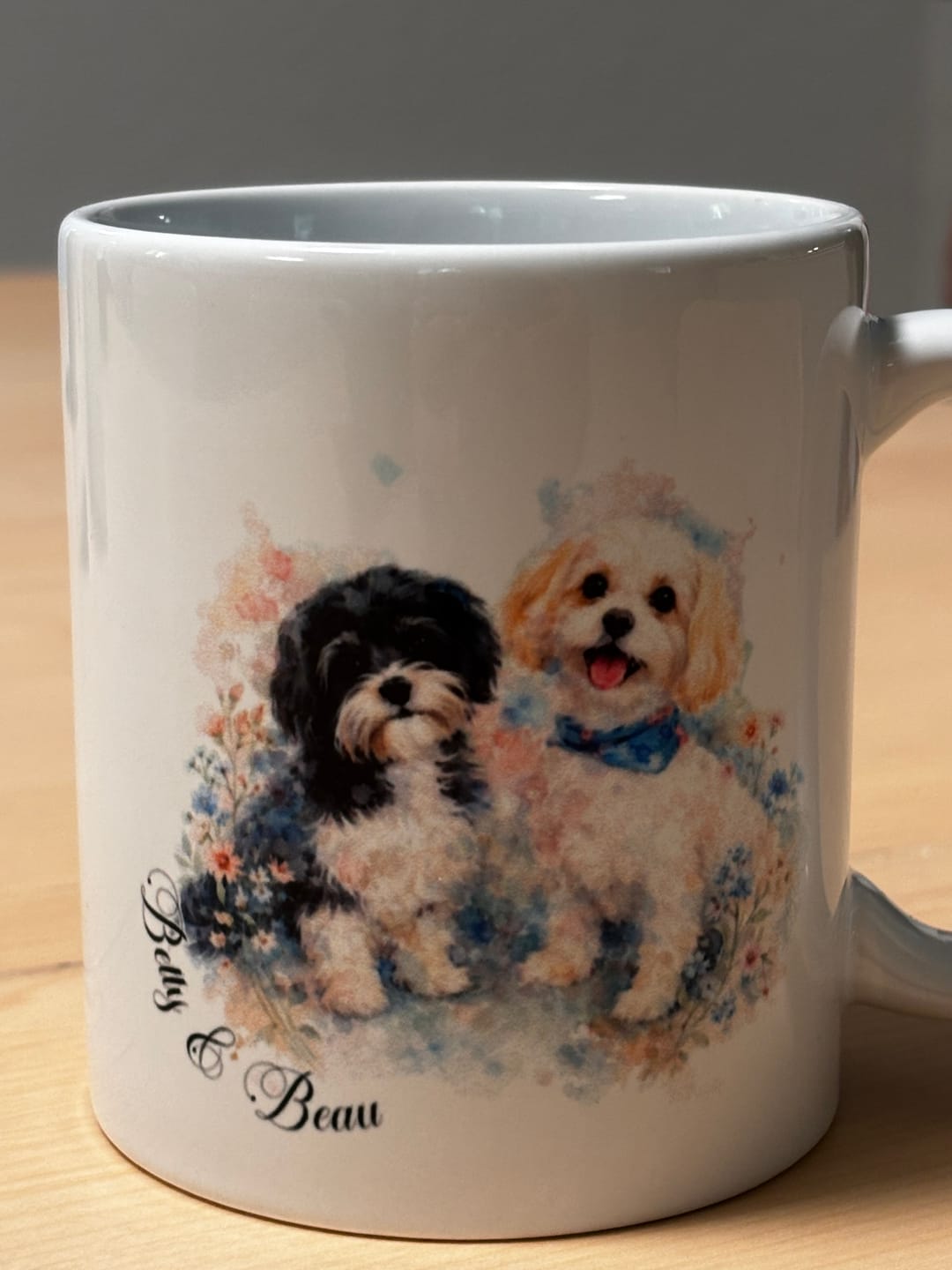 Customer photo review of Watercolor - Personalized Mug