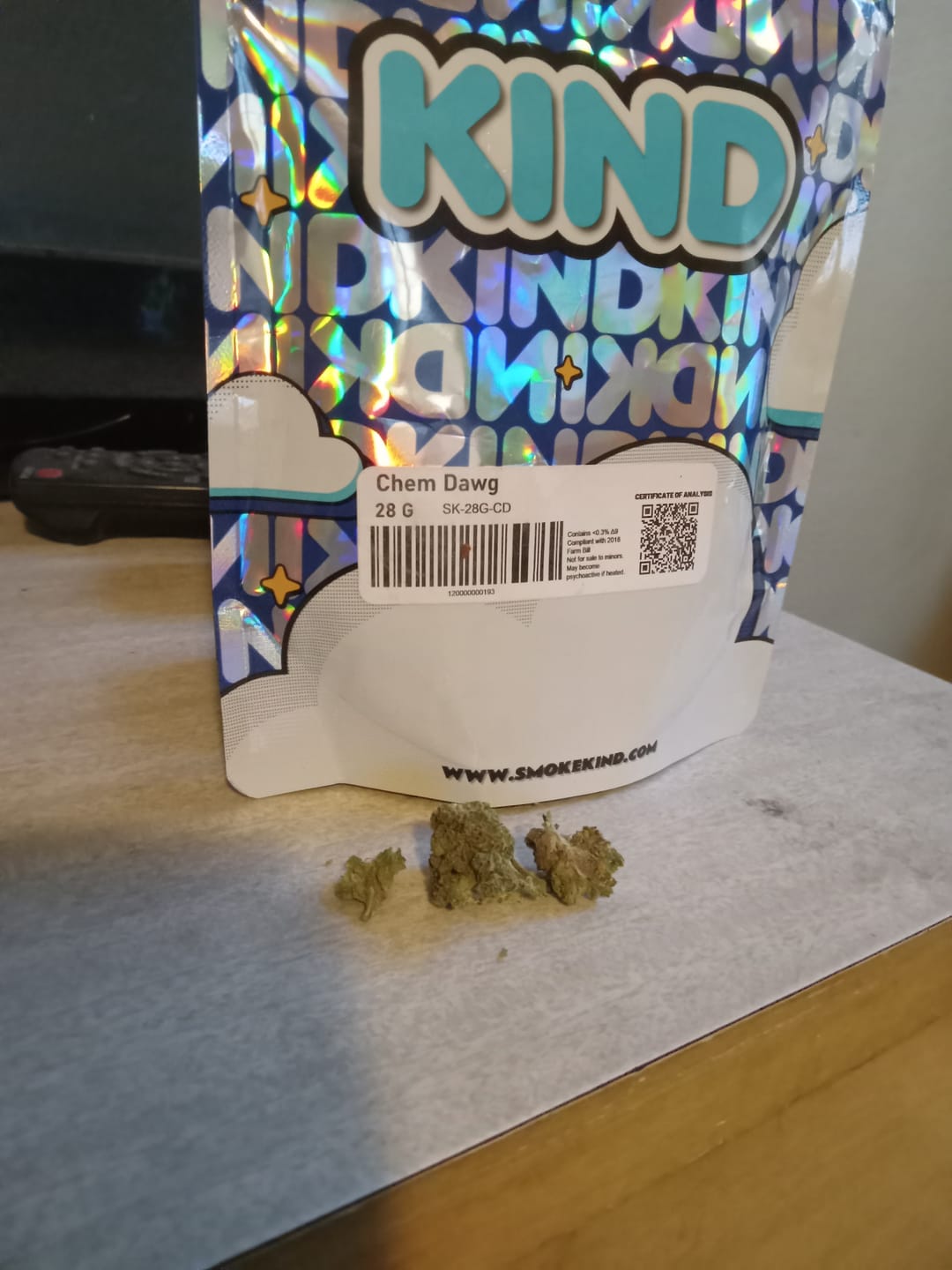 Customer photo review of Chem Dawg - 28 Grams - Hybrid