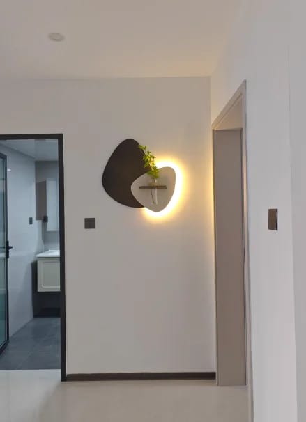 Customer photo review of Green Plant Sandstone Mural