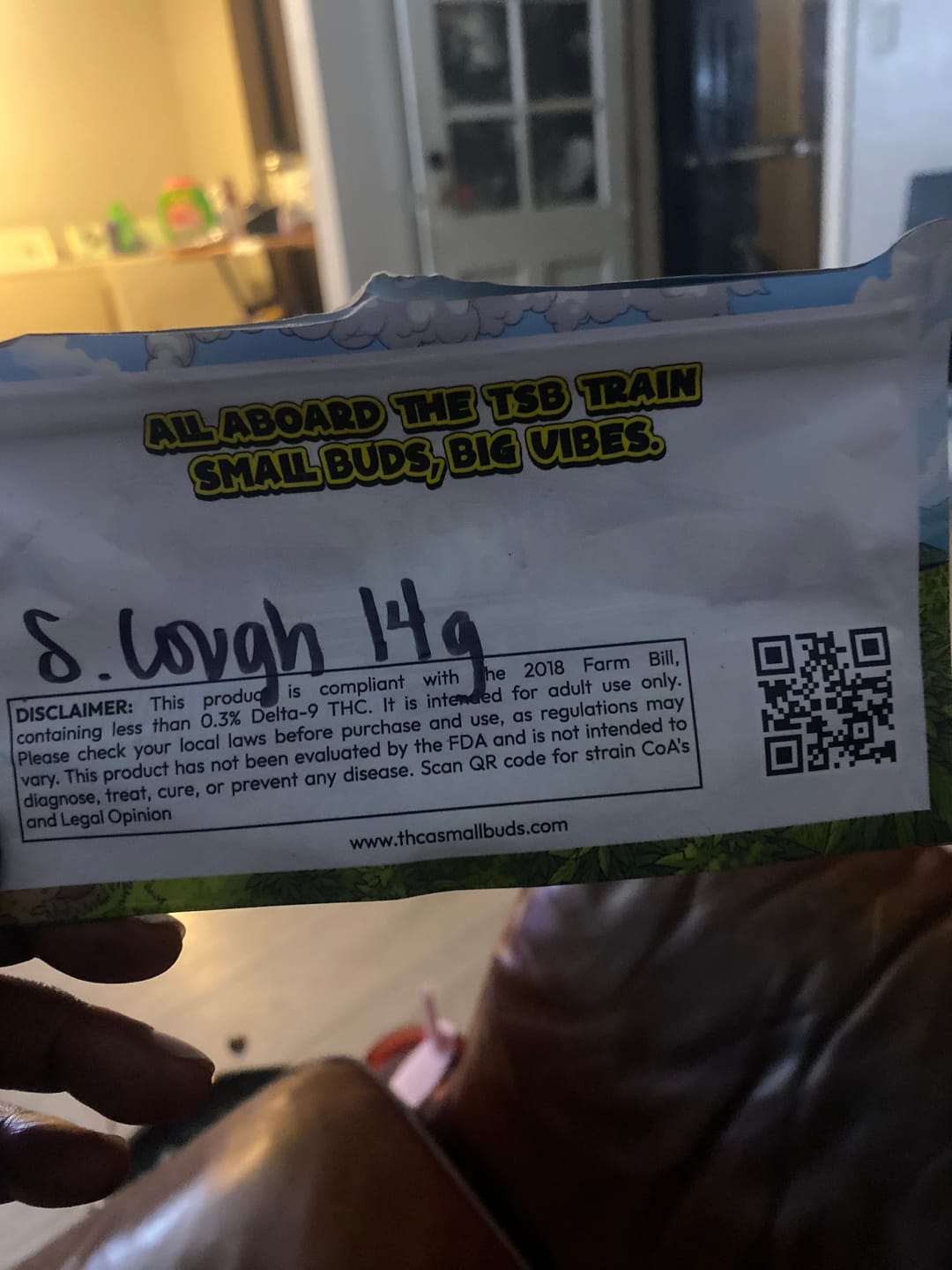 Customer photo review of Strawberry Cough THCA Flower