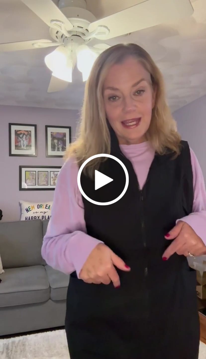 Customer video review of Carefree Long Vest (Reviewers)