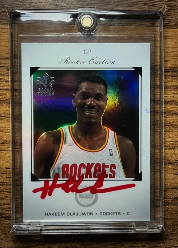 Customer photo review of Hakeem Olajuwon Autograph Signing