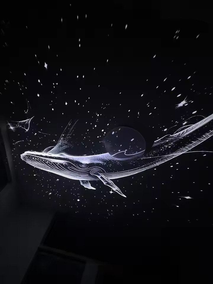 Customer photo review of LED Sternenhimmel Projektor Kinderzimmer | Galaxie Nachtlicht dimmbar magisch