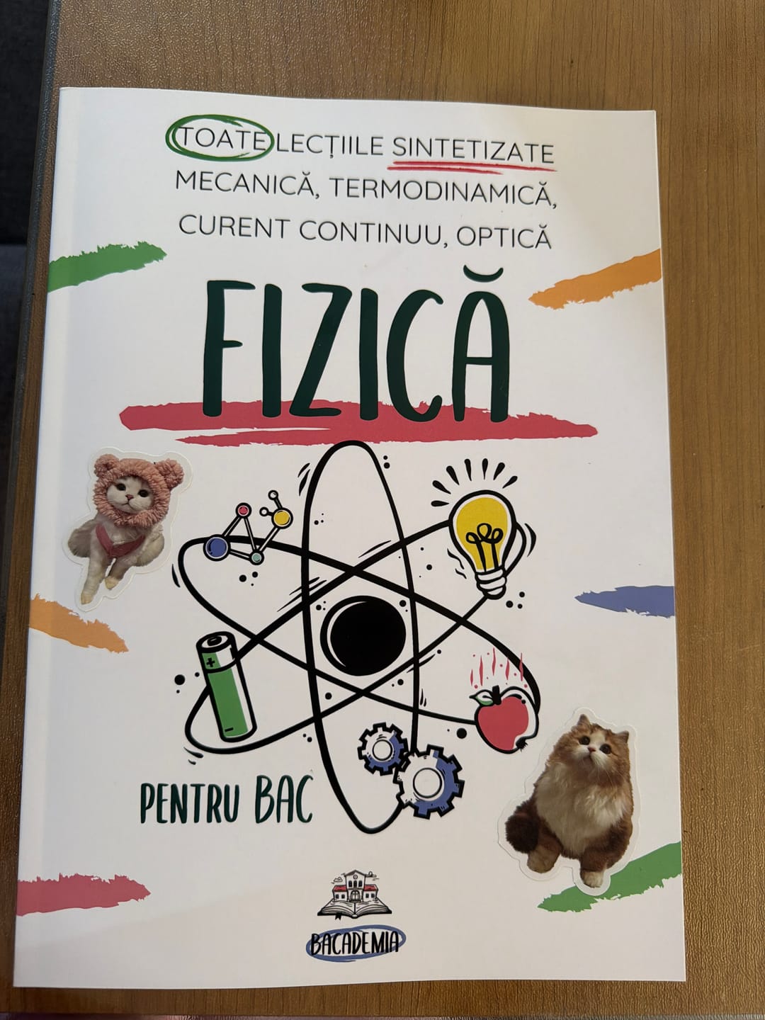 Customer photo review of Carte Fizică Bacalaureat Bacademia