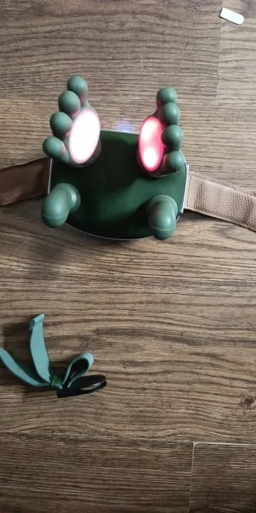 Customer photo review of LoosenMe Heated Neck & Shoulder Massager