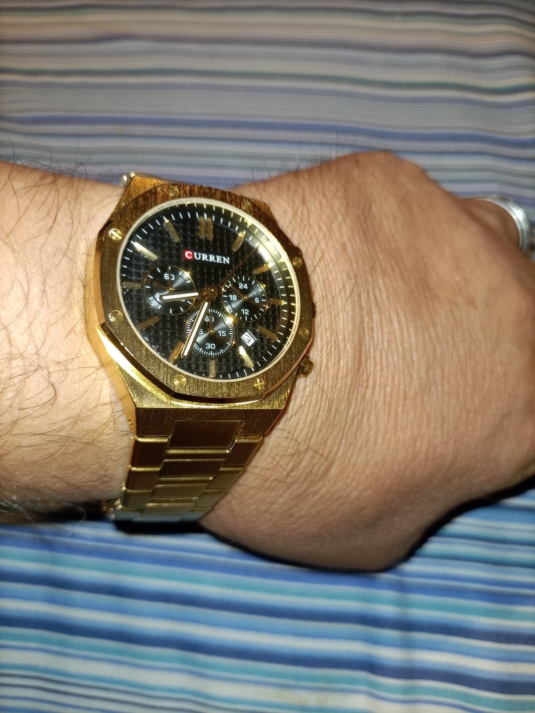 Customer photo review of Curren Atene® orologio uomo acciaio