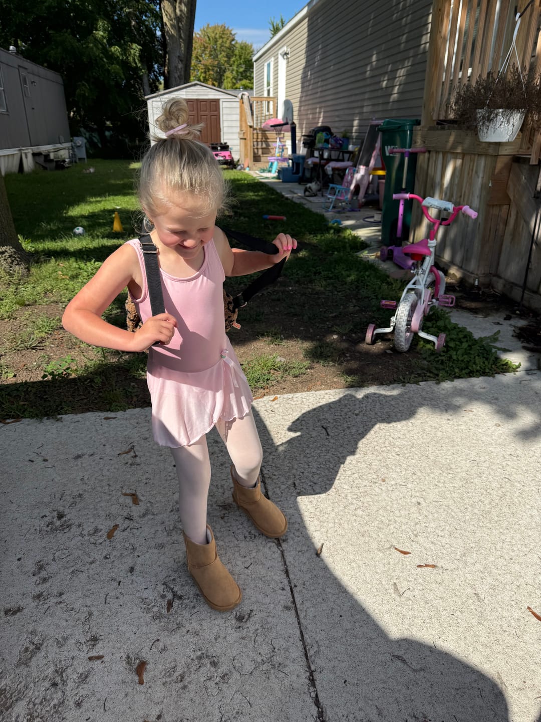 Customer photo review of Ultra Soft Footed Tight - Girls