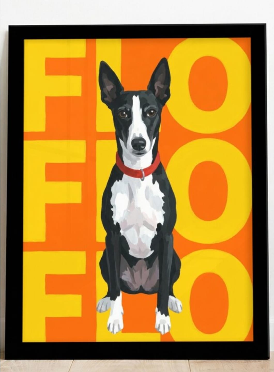 Customer photo review of Big Name - Personalised Poster
