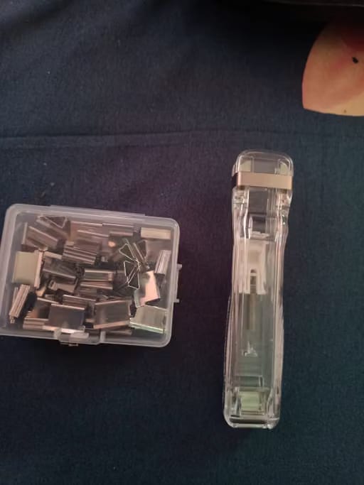Customer photo review of ClipMate Portable Paper Clip Dispenser