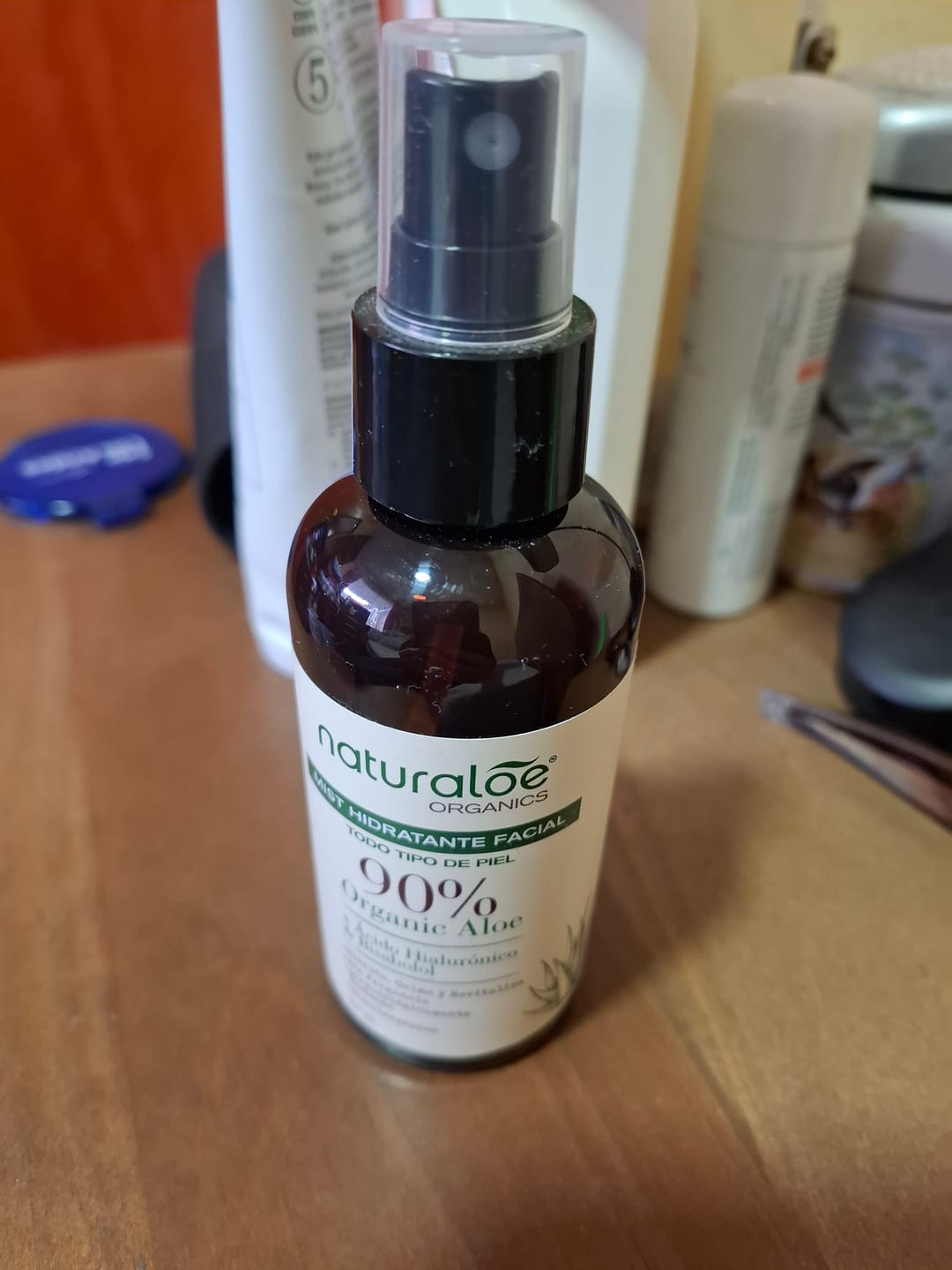 Customer photo review of Mist Hidratante Facial 140ml