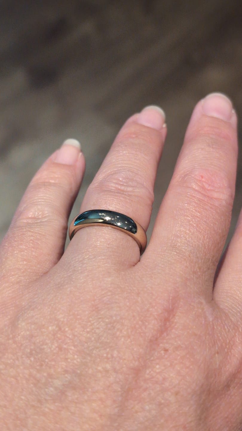 Customer photo review of Classic Stacking Ring