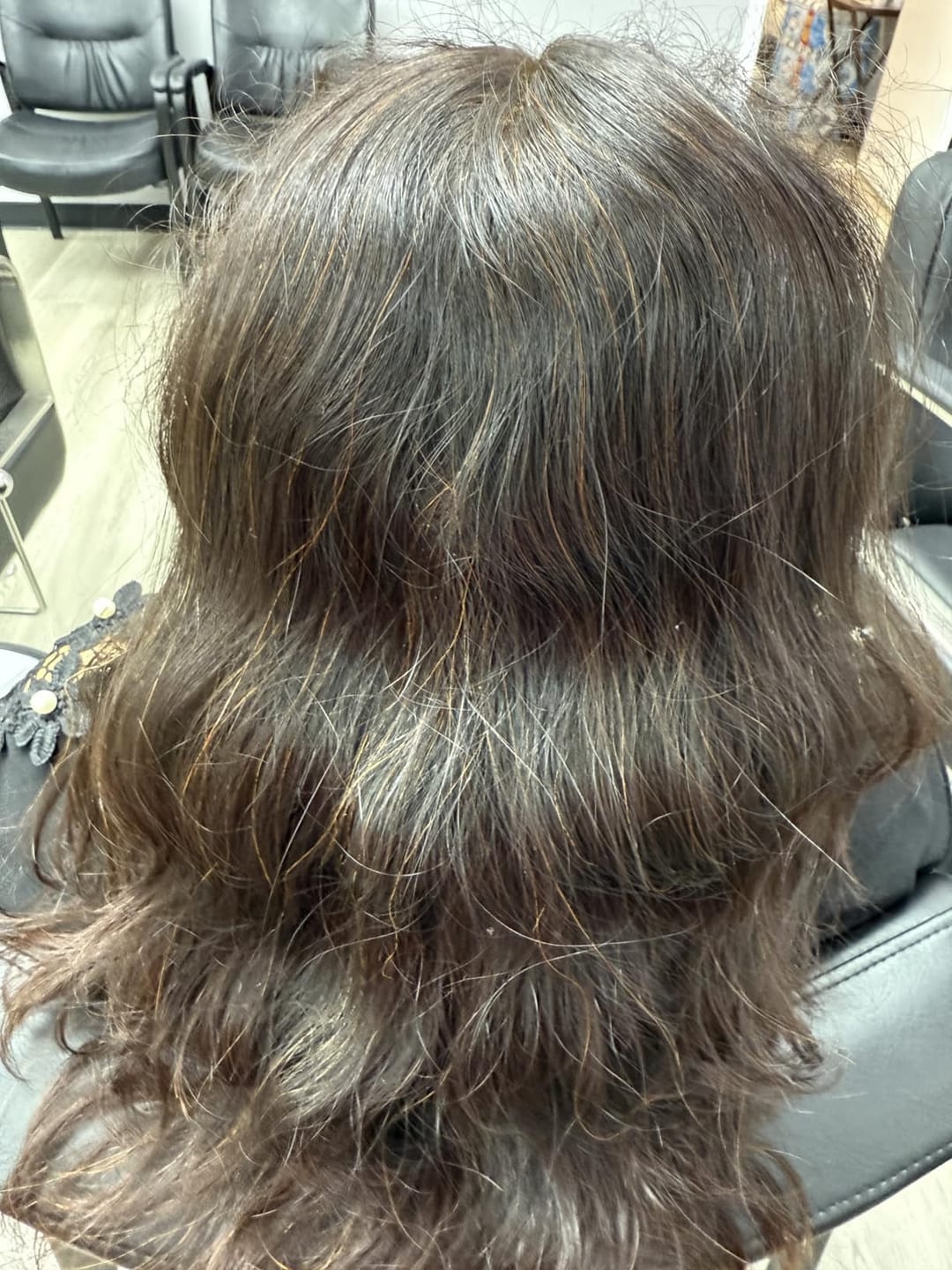 Customer photo review of Nutri Glow Organic Indigo Powder