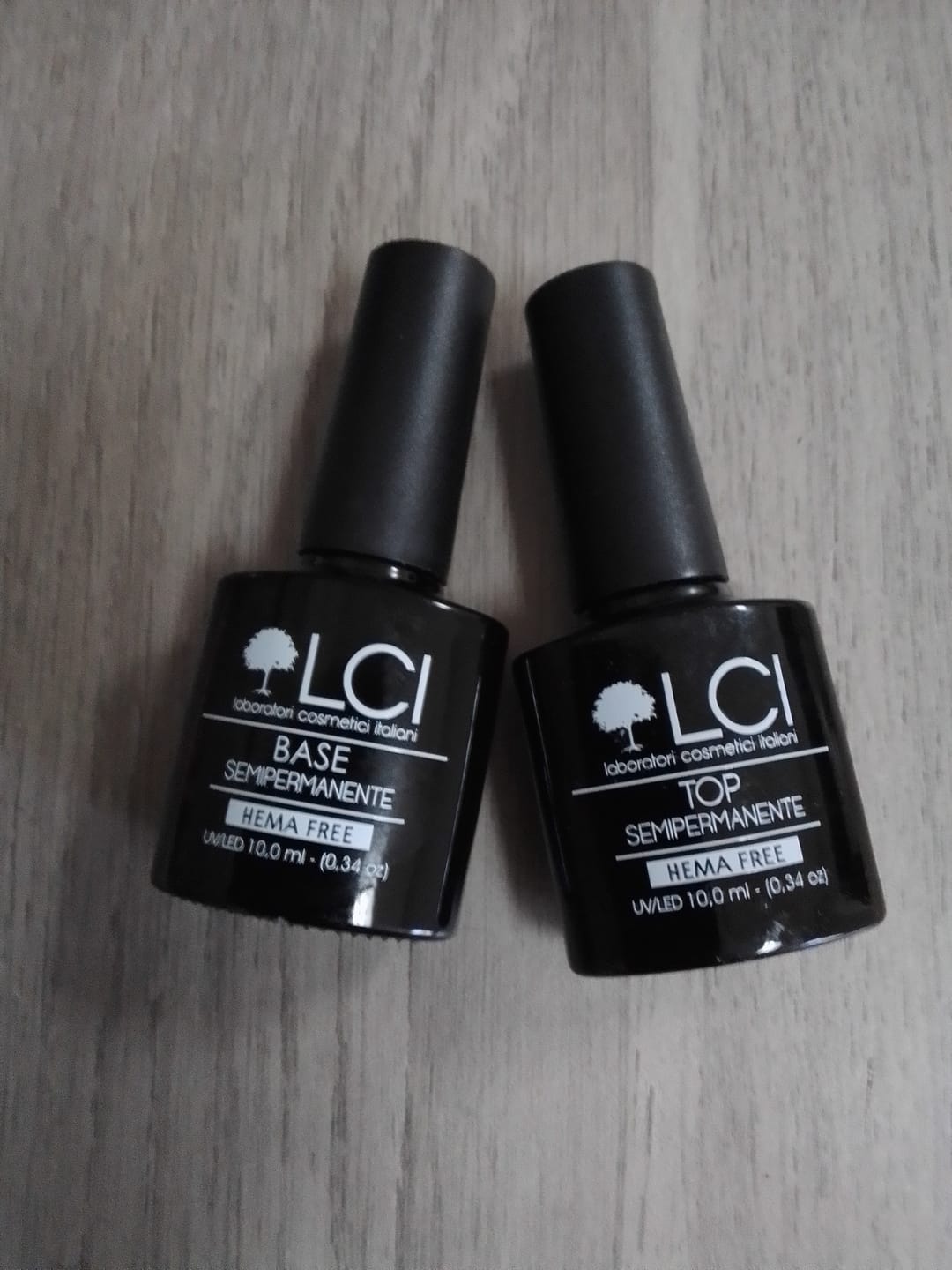 Customer photo review of Combo Pack Hema Free LCI  - Base Coat 10 ml + Top Coat 10 ml
