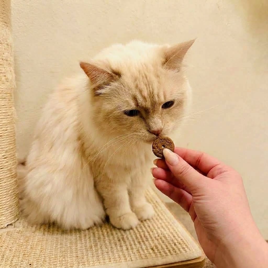 Customer photo review of Renya, la première friandise qui prend soin des reins de votre chat, bien avant les premiers signes