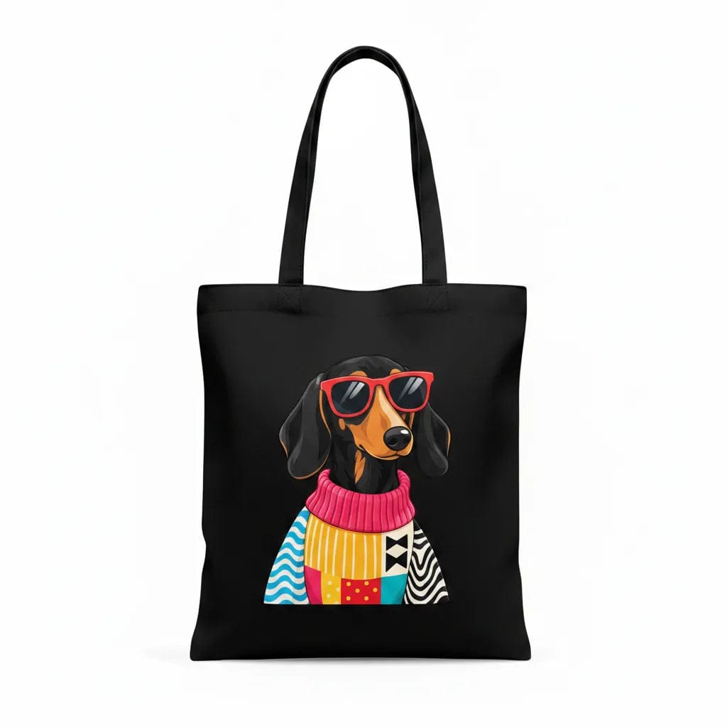 Customer photo review of WRAPZY Black Canvas Tote Bag
