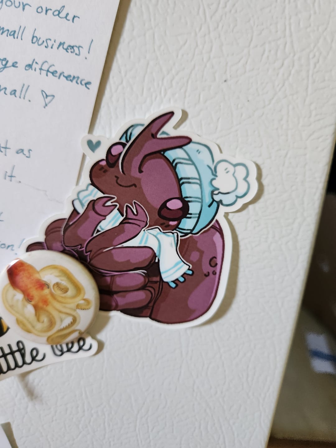 Customer photo review of Sweater Bug Stickers Blind Bag Series 4