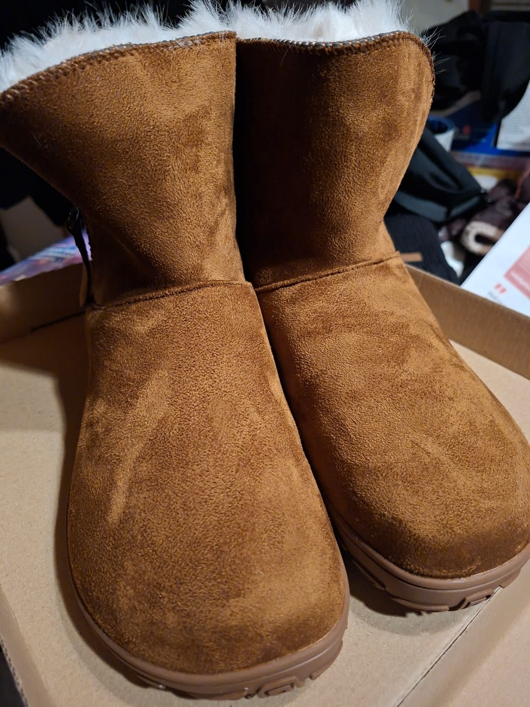 Customer photo review of Vaistoa Huurre | Winter Barefoot Ankle Boots
