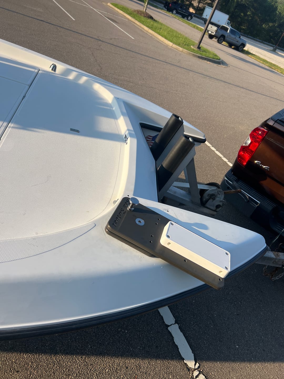 Customer photo review of Sea Swivel™ Trolling Motor Mount