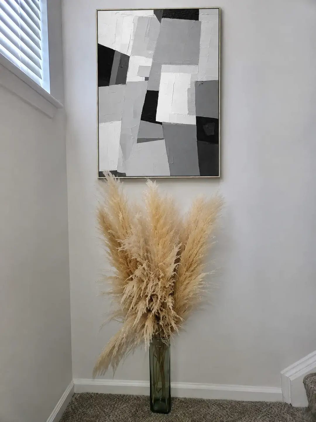 Customer photo review of Slate Interplay Abstract Wall Art