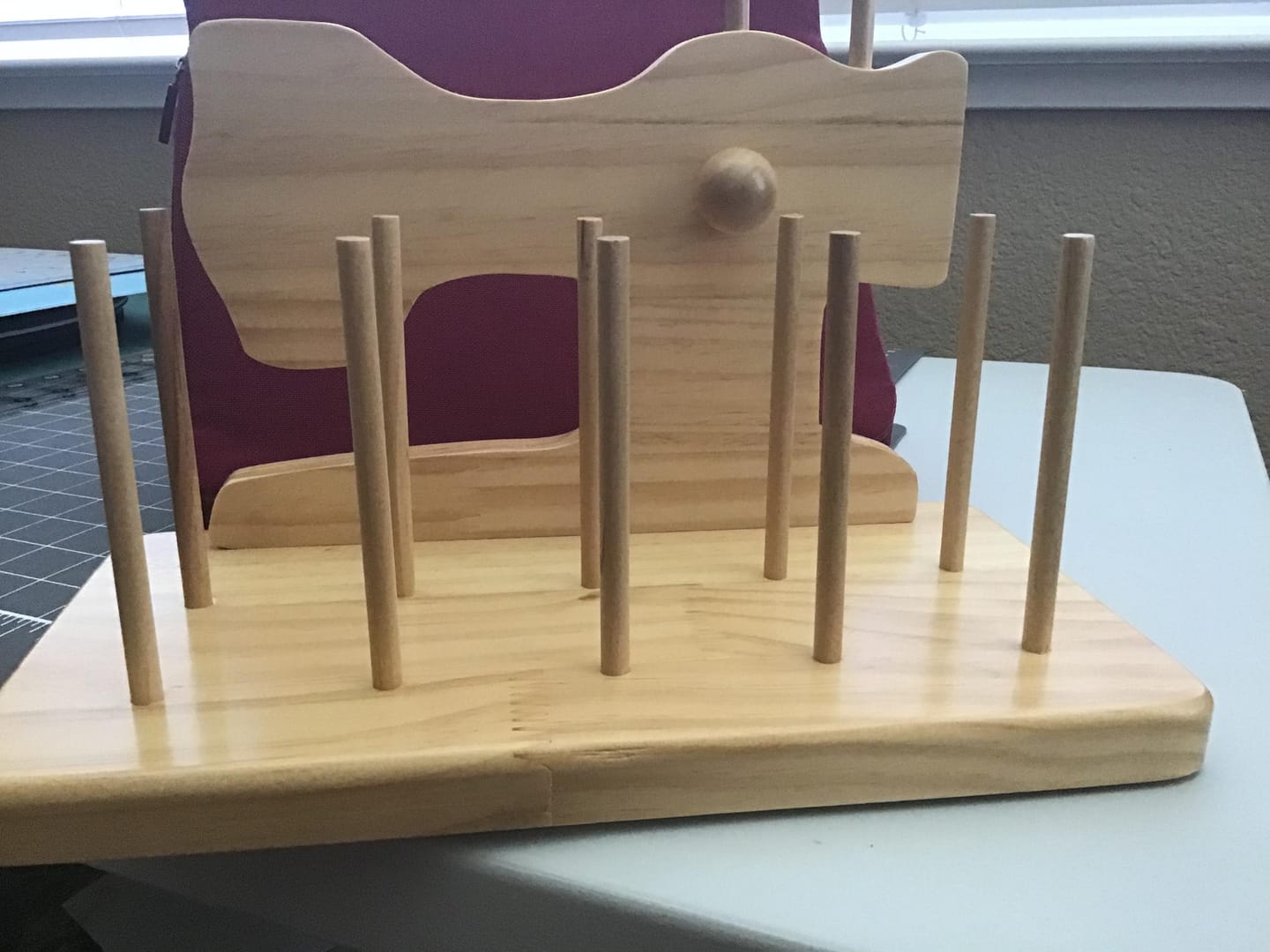 Customer photo review of 2 Spool Thread Stand, Babylock, Brother #BLMAC-STS