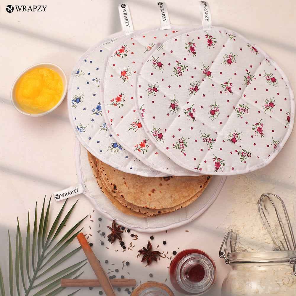 Customer photo review of Wrapzy Floral Zip Roti Cover