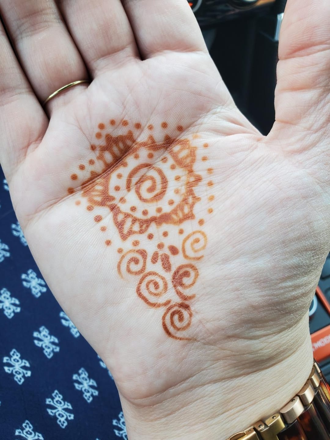 Customer photo review of Nutri Glow Organic Henna Powder
