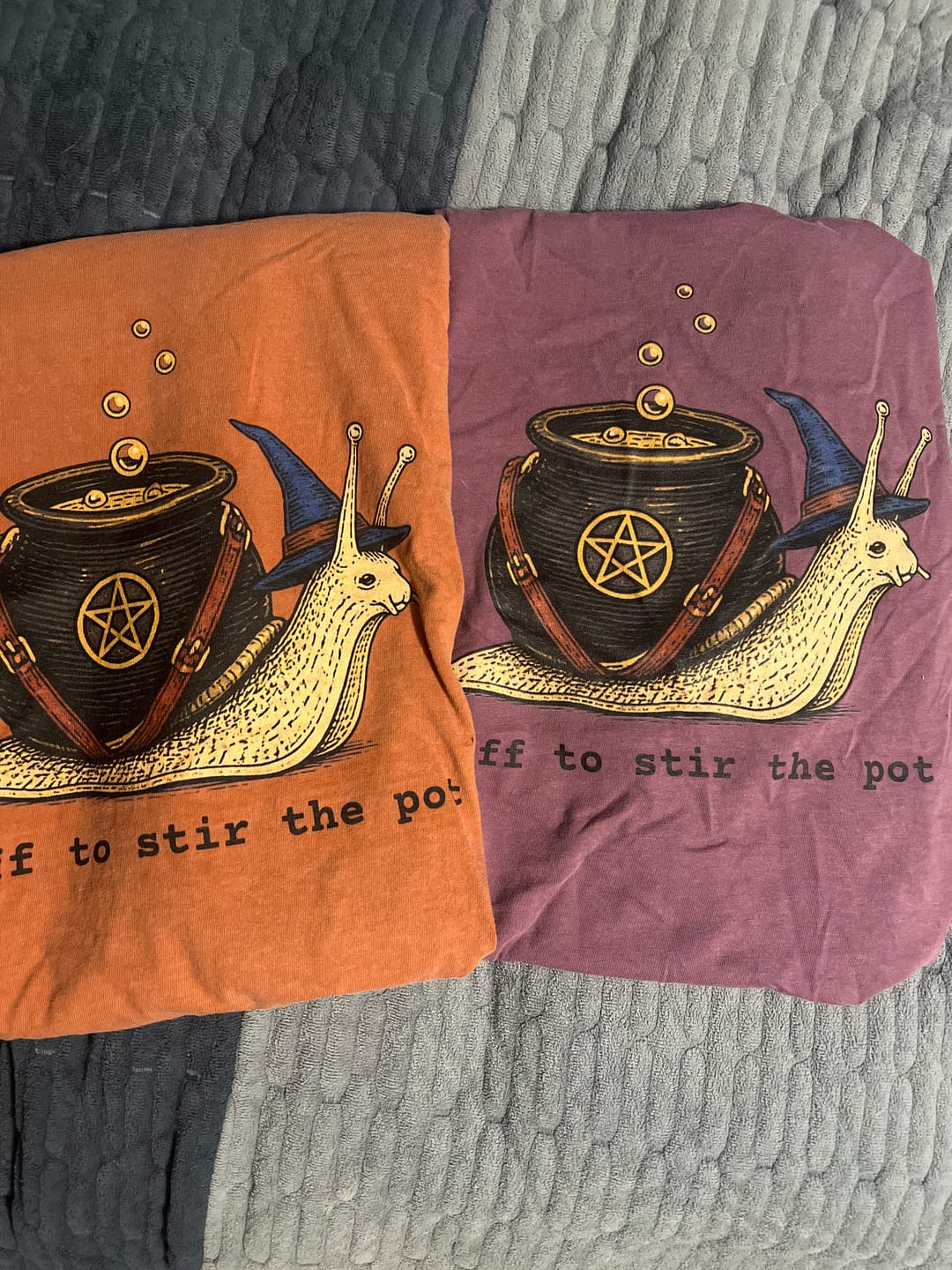 Customer photo review of Off To Stir The Pot T-Shirt